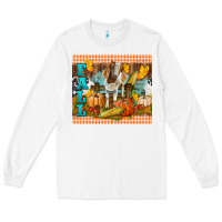 White fall with baby goat Long Sleeve Tee - LillyAllenDesigns