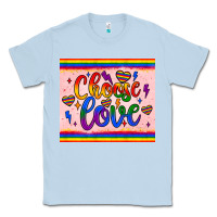 Dusty Blue choose love tumbler Classic Tee - JahusDesignShop