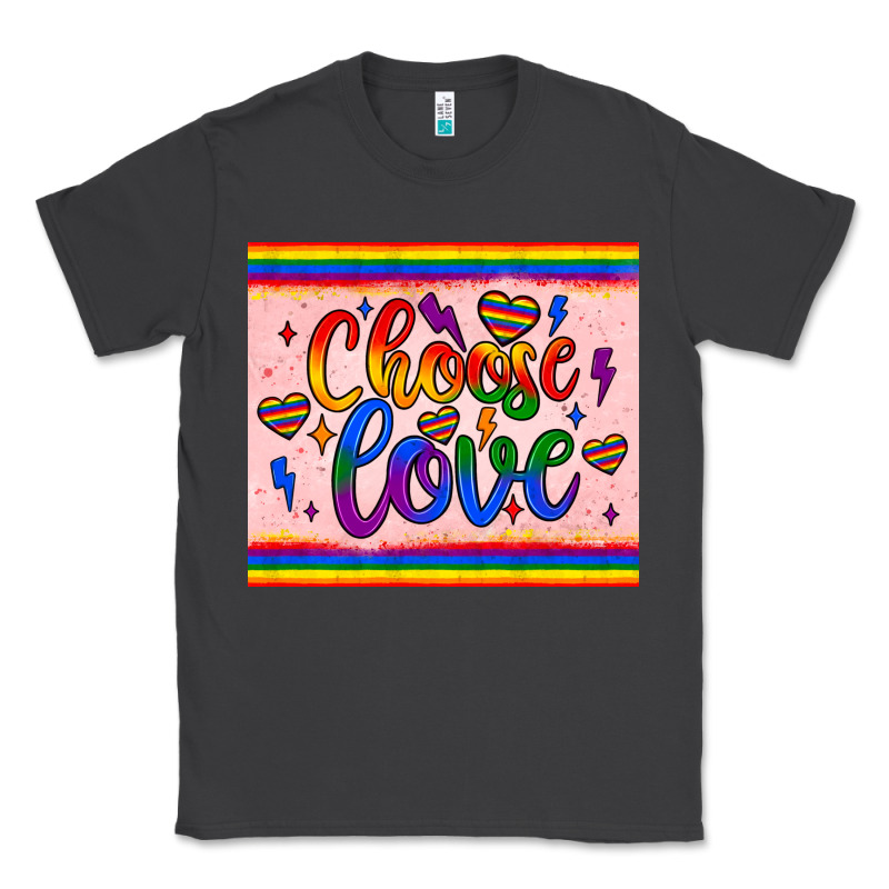 Choose Love Tumbler Classic Tee by JahusDesignShop | Teevron
