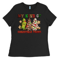 Black My kind of Christmas trees Ladies Tee - RanaPortraitStore