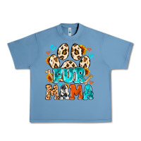 Pebble Blue fur mama Urban Heavy Tee - MaliasSmallBusiness