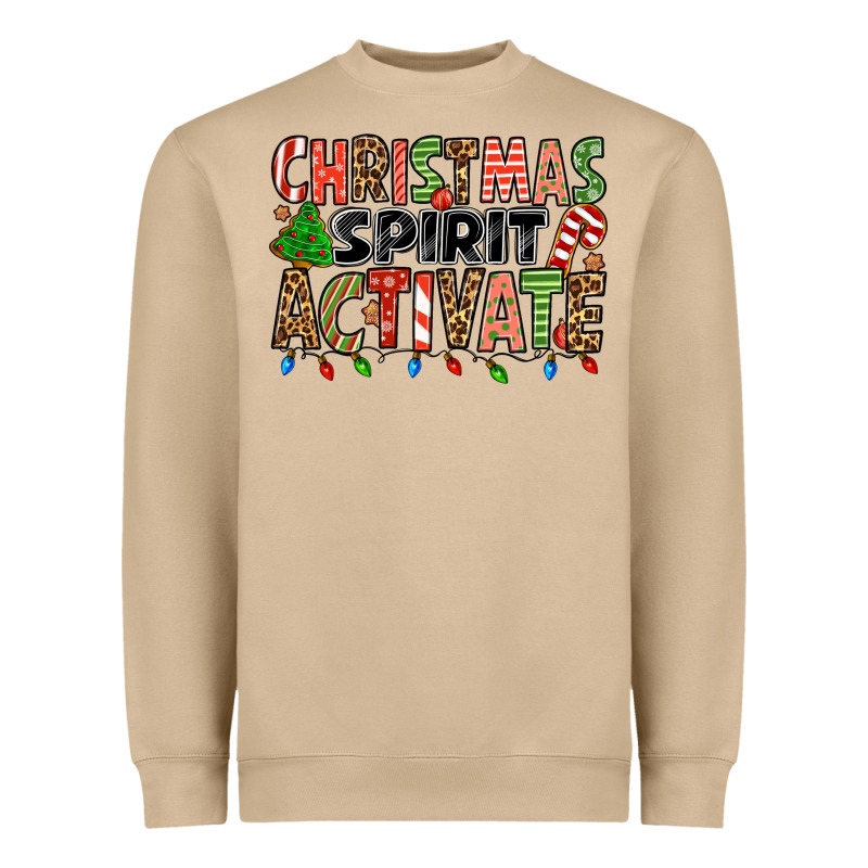 Christmas Spirit Activate Heavyweight Sweatshirt by Jasminsmagicworld | Teevron