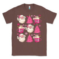 Chestnut retro doodle pink christmas Classic Tee - MaliasSmallBusiness