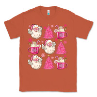 Copper retro doodle pink christmas Classic Tee - MaliasSmallBusiness