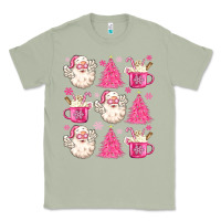 Matcha retro doodle pink christmas Classic Tee - MaliasSmallBusiness