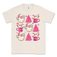Natural retro doodle pink christmas Classic Tee - MaliasSmallBusiness