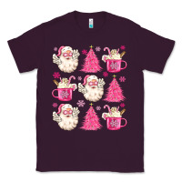 Plum retro doodle pink christmas Classic Tee - MaliasSmallBusiness