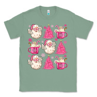 Sage retro doodle pink christmas Classic Tee - MaliasSmallBusiness