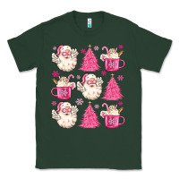 Retro Doodle Pink Christmas Classic Tee | Teevron