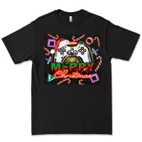 Black gamer merry christmas Premium Tee - NancyCooperArtShop