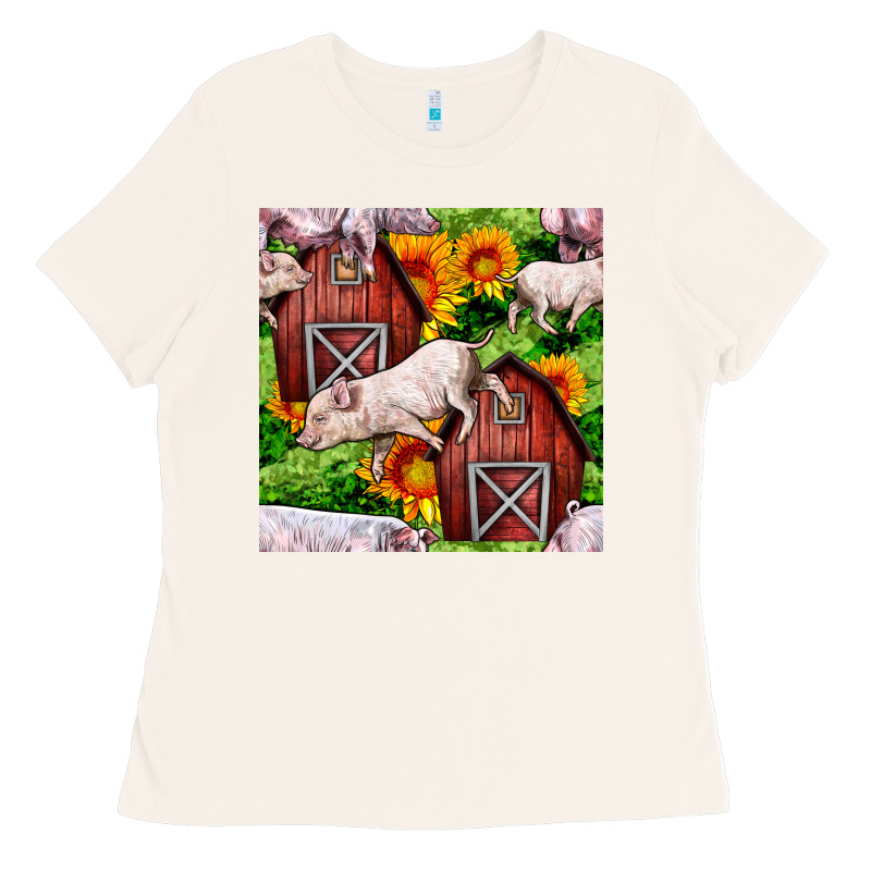 Mama And Baby Pig Ladies Tee by BundleAndBundleShop | Teevron