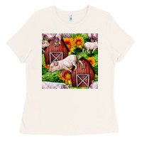 Bone Mama And Baby Pig Ladies Tee - BundleAndBundleShop