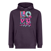 Plum love vibes Heavyweight Hoodie - OliviaCreatesArt