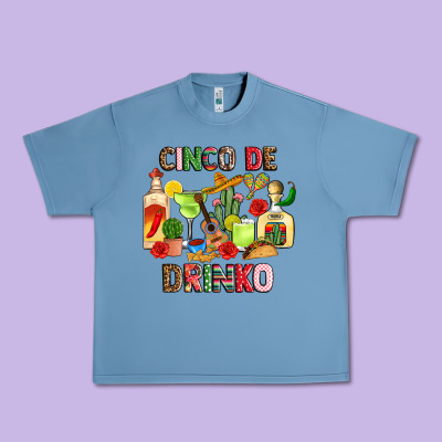 Cinco De Drinko Urban Heavy Tee Designed By Jahusdesignshop