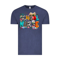 Vintage Denim school nurse Vintage Tee - NancyCooperArtShop