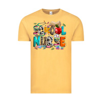 Vintage Mustard school nurse Vintage Tee - NancyCooperArtShop