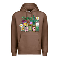 Chestnut Saved by his grace Easter Premium Hoodie - CowGirlArtShop