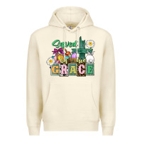 Sandshell Saved by his grace Easter Premium Hoodie - CowGirlArtShop