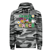 Slate Camo Saved by his grace Easter Premium Hoodie - CowGirlArtShop