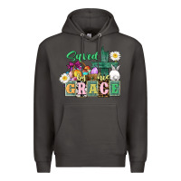 Smoke Saved by his grace Easter Premium Hoodie - CowGirlArtShop