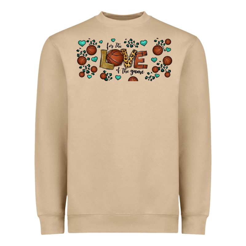 For The Love Of The Game Basketball Heavyweight Sweatshirt by Jasminsmagicworld | Teevron