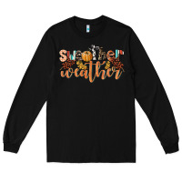 Black Sweather Weather Long Sleeve Tee - LillyAllenDesigns
