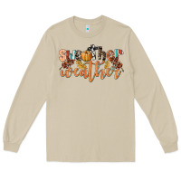 Mushroom Sweather Weather Long Sleeve Tee - LillyAllenDesigns