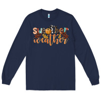 Navy Sweather Weather Long Sleeve Tee - LillyAllenDesigns