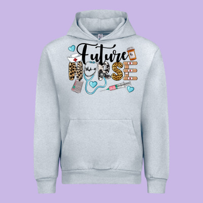 Western Future Nurse Urban Hoodie Designed By Lillyallendesigns