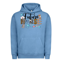 Pigment Pebble Blue Western Future Nurse Urban Hoodie - LillyAllenDesigns