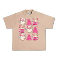 Burro retro doodle pink christmas Urban Heavy Tee - MaliasSmallBusiness