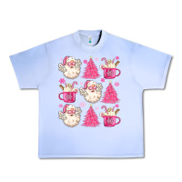 Grape Ice retro doodle pink christmas Urban Heavy Tee - MaliasSmallBusiness