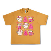 Peanut Butter retro doodle pink christmas Urban Heavy Tee - MaliasSmallBusiness