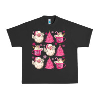Pigment Black retro doodle pink christmas Urban Heavy Tee - MaliasSmallBusiness