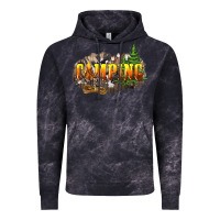 Cloud Black camping Vintage Hoodie - NancyCooperArtShop