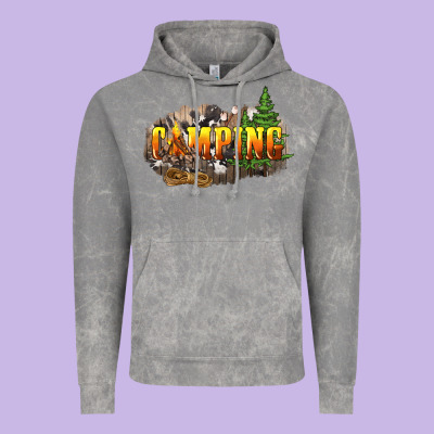 Camping Vintage Hoodie Designed By Nancycooperartshop