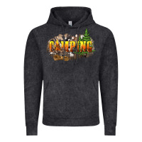 Vintage Black camping Vintage Hoodie - NancyCooperArtShop