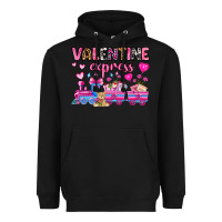 Black valentine express olivia Heavyweight Hoodie - OliviaCreatesArt