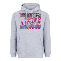 Heather Grey valentine express olivia Heavyweight Hoodie - OliviaCreatesArt
