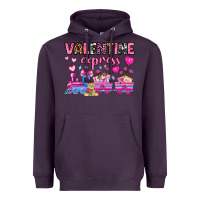 Plum valentine express olivia Heavyweight Hoodie - OliviaCreatesArt