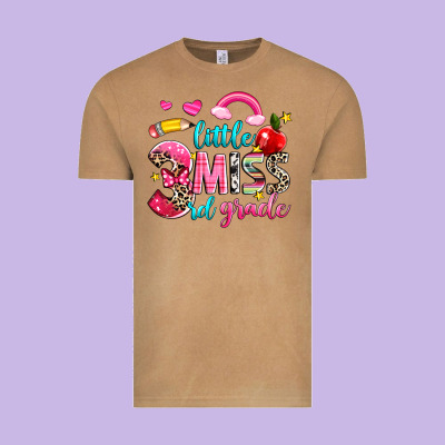 Little Miss Third Grade Vintage Tee Designed By Nancycooperartshop