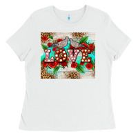 White love birds and love with ross Ladies Tee - AdoDesignShop