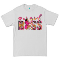 Girl Boss Afro Black Woman Premium Tee | Teevron
