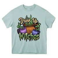 Arona Drink up witches white Heavy Core Tee - JahusDesignShop