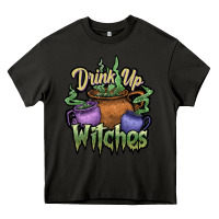 Asphalt Drink up witches white Heavy Core Tee - JahusDesignShop