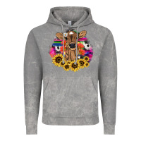 Cloud Rock baby cow flower Vintage Hoodie - NancyCooperArtShop