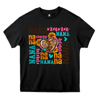 Black nana nana nana with hearts Heavy Core Tee - AdoDesignShop