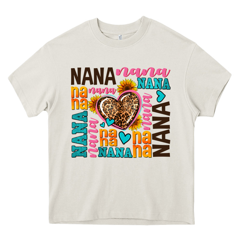 Nana Nana Nana With Hearts Heavy Core Tee by AdoDesignShop | Teevron
