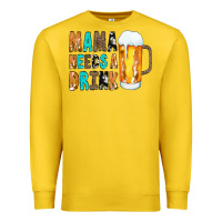 Lemon Mama Needs a Drink Premium Sweatshirt - CowCowDesign