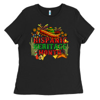 Black national hispanic heritage month Ladies Tee - BundleAndBundleShop